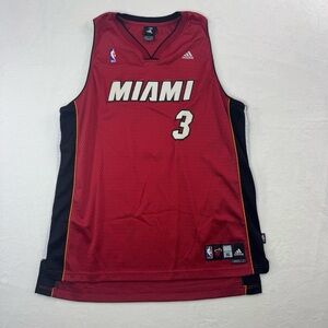 Vintage NBA Miami Heat Dwayne Wade Jersey #3 Men’s Size XL Adidas